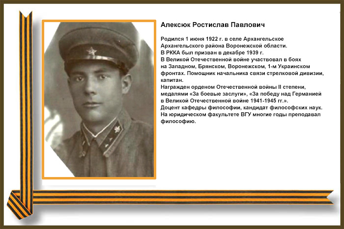 Алексюк Ростислав Павлович Алексюк Ростислав Павлович